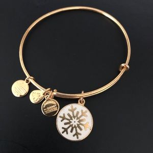 Alex and Ani Snowflake Charm Bracelet
